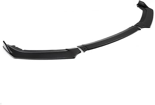 PIT66 Presa de aire para parachoques delantero, compatible con Honda Civic 2016-2020, 1.5L 2.0L, borde divisor frontal negro brillante, borde