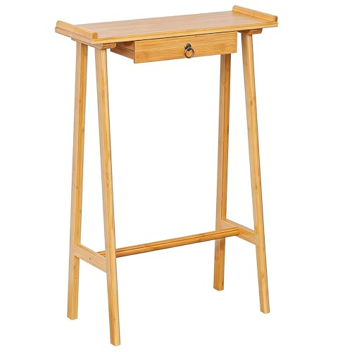 WUXTOKV Consola Recibidor Estrecha 20 Cm