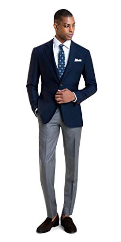 Costume 2 pièces pour homme avec veste à col cranté et pantalon slim