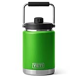 YETI Rambler Half Gallon Jug, Vacuum Insulated, Stainless Steel with MagCap, Canopy Green