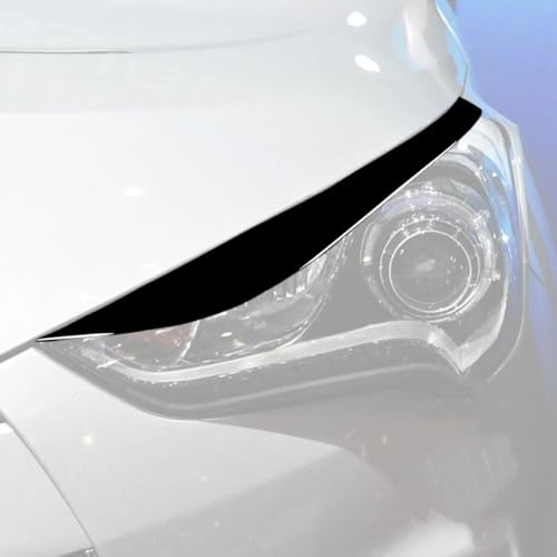 Cache-phares avant protection et style noir brillant pour Veloster - 6
