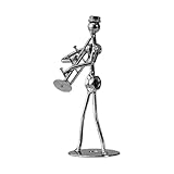 FENOHREFE Figura de músico en miniatura, bandas de música, manualidades, hogar, oficina, escritorio, decoración de fiesta de cumpleaños, manualidades