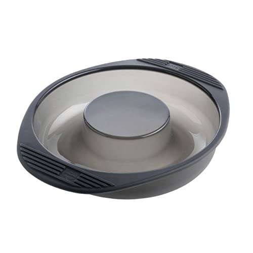 MASTRAD - Moule A Savarin - 100% Silicone Premium - Anti-Adhésif - Maintien Parfait - Gris Fumé