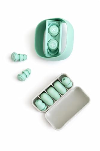 Noise Reducing Earplugs with Sleep Mask – Reusable Silicone Earplugs