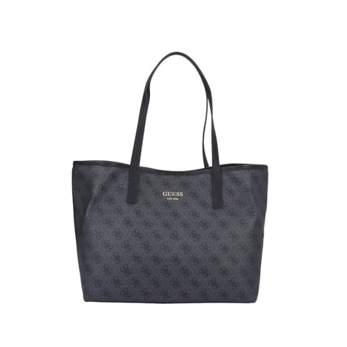 GUESS Women Vikky Tote Bag, Kohle