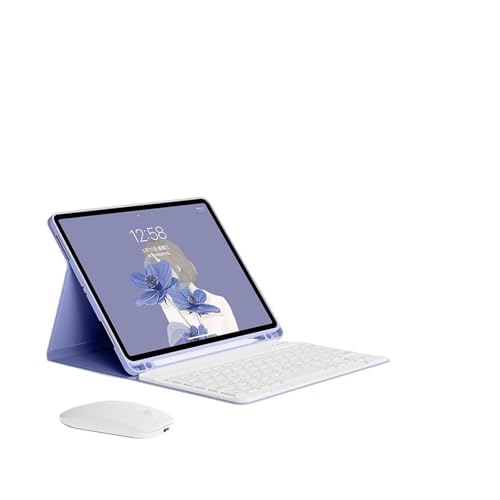 Housse iPad Pro 13 pouces 2024 clavier bluetooth souris gris