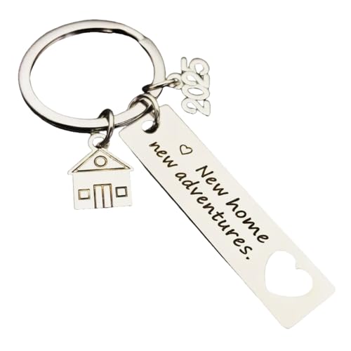 DOYOUDO New Home Keychain 2025 House Warming Gifts Funny Key