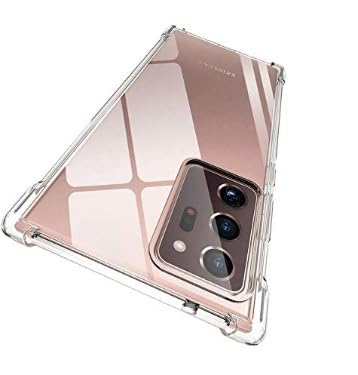 Image of MILLION CASES Back Cover Case for Samsung Galaxy S20 Ultra Shockproof Protective Soft TPU Clear Case for Men & Boys
