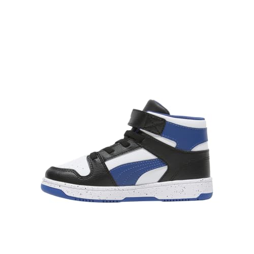 Image of PUMA Kids' Rebound Layup Mid Hook and Loop Sneakers