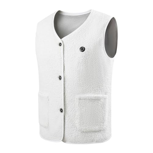 Zeiayuas - Zeiayuas Polaire Gilet Chauffant Hommes Femmes, Veste Chauffage USB 15 Zones Chauffage, Utilisée Pour Randonnée Chaleur Gilet d'hiver Chauffant électrique USB Ski Pêche Camping
