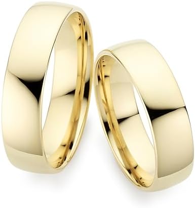 123traumringe 333 gold wedding rings | price per pair includes en...