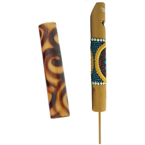 BIRD WHISTLE & DUCK CALLER QUACK QUACKER BAMBOO INSTRUMENTS Cover