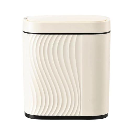 Cubo de basura inteligente para cocina estrecha con tapa automática de apertura rápida