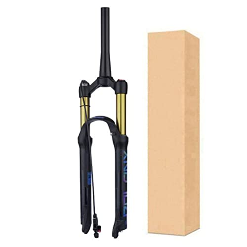 SXSHEYS Air Mountainbike, 125 mm Federweg, Aluminiumlegierung, 26/27,5/29 Zoll, Stoßdämpfer, Federgabel mit Fernbedienung, Lockout-Funktion