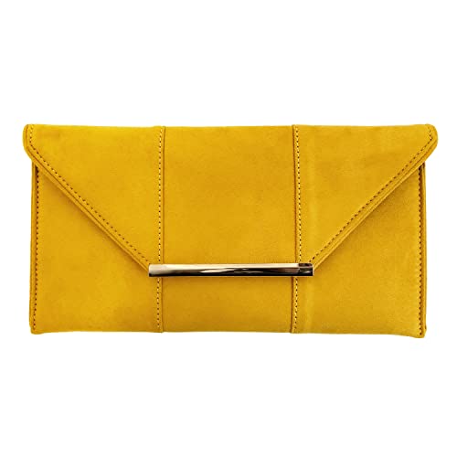 Image of JNB Faux Microsuede Envelope Clutch