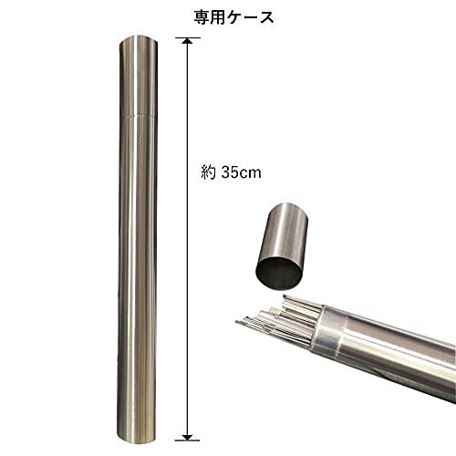 CUJバーベキュー串 平型 専用収納ケース付き (28cm（ショー