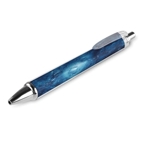 VstaDank Blue Universe Space Galaxy �{�[���y�� �u���b�N�C���N 0.05mm �׎��y�� �m�b�N���{�[���y�� �ɂ��݂Ȃ� ���炩�ȏ����S�n �I�t�B�X �w�Z ����p