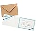 Juvale Blank Gift Cards - 36-Pack 4 x 6 in Blue 250 GSM & Envelopes - Customizable Gift Certificates for Business, Salon & Spa - Paper Certificates