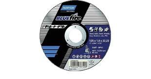 NORTON BlueFire Trennscheibe 125 mm x 1,0 mm x 22,23 mm - 1 Pack (25 Stück)
