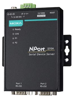 Moxa - Nport 5250a - serial server (icmp, ipv4, tcp, udp, dhcp, bootp, telnet, dns, snmp v1, http, smtp, igmp v1/2, 77 x 111 x 26 mm, 0 - 60 °c, -40 - 75 °c, 5 - 95%, ce, fcc en 55022 class a, fcc part 15 subpart b class a en 55024 en 61000-4-4 en 61000-4