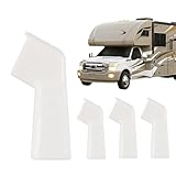 LVTFCO Dachrinnenverlängerungen für Wohnmobile - 4 Stück Mini-Dachrinnen für Pavillon, Wohnmobil, Regenrinnenauslauf | Dachrinnenverlängerung für Wohnmobile, Dachrinnenausläufe für Wohnmobile Links