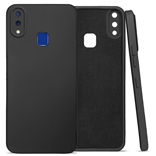 Image of Jkobi Back Cover Case for Vivo Y95 | Vivo Y93 | Vivo Y91 (Inside Fiber Cloth | Smooth Matte Finish | Elegant Professional Look |Black)