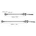 X AUTOHAUX 1 Pair Bike Bicycle Quick Release Axles Skewers Lever Front Rear Bike Axle Wheel Hub 140mm 180mm Titanium Tone for MTB Moutain Road Bike