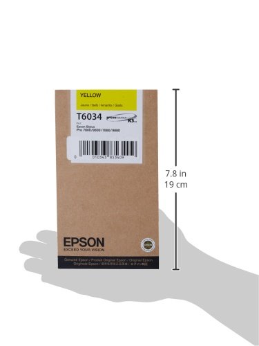 Epson T6034 220 ml jaune originale cartouche d'encre pour Stylus Pro 7800 Pro 7880 Pro 9800 Pro 9880 - vue 3