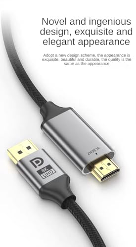 Cable DisplayPort a HDMI 8K ideal para transmitir desde consolas y decodificadores al proyector 7