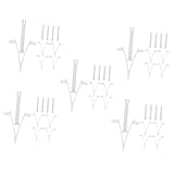 Kisangel 25 Juegos De Accesorios para Piscinas Herramientas De Limpieza De Piscinas Clip para Rastrillo De Hojas Clip En V para Red De Skimmer Clip para Piscina De Mariposas Clips