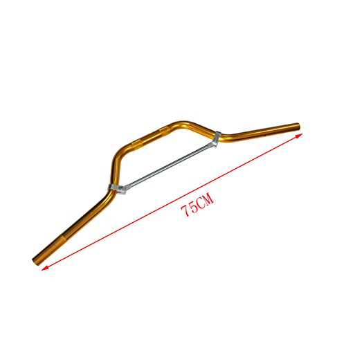 Jrl 7/8" Mid Handlebars Handle Bars Fit Atv Pit Dirt Bike Offroad Motorcycle Gold #TOP1