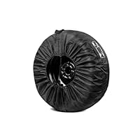 JEYORZY 1 pcs Reifen Abdeckung, Reserveradabdeckung, Reifentaschen, Reifenschutzhülle, Auto Reserverad Abdeckung Aufbewahrungs Beutel Trage Tasche Polyester Reifen Für Autos Rad Schutz Abdeckungen, S