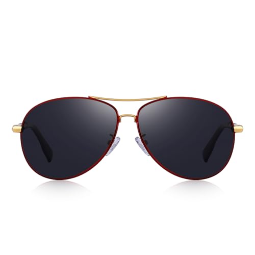 Fashion Style Mens Classic pilot Sunglasses Polarized 100% UV sun glasses for men2