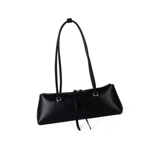 Sac à main style coréen noir de grande capacité pour femme avec organiseur intégré