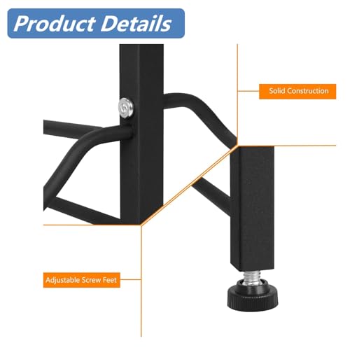 LIANTRAL 5 Gallon Water Bottle Holder, 3 Tiers Black Double Row Heavy Duty Water Cooler Jug Rack, Water Rack with 6 Slots for Home Kitchen