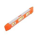 Kisangel Righello in Alluminio Livella Bolla d Aria Strumento Di Misurazione Piccolo e Portatile Per Edilizia Ingegneria e Ristrutturazione Di Casa