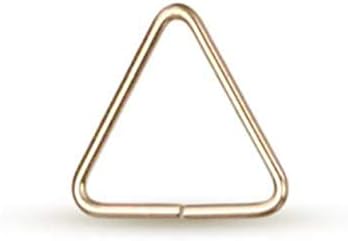 Jump Ring Open Triangle 14Kt Gold Filled 22ga 5mm - 50pcs (10495)/1