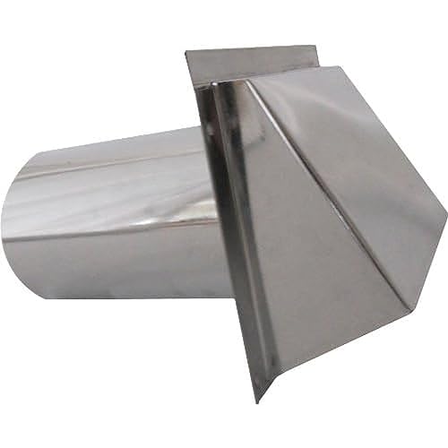 Speedi-Products SM-RWVD 6 Wall Vent Hood with Spring Damper, 6-Inch