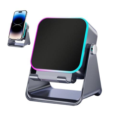 PFXXRENX Foldable Induction Bluetooth Speaker Phone Stand