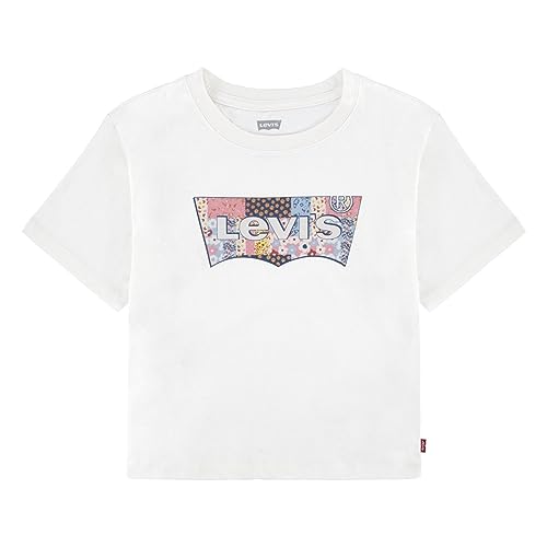 T-shirt Levi's fille 4eh901, fini les hauts irritants grâce au coton bio respirant de marque