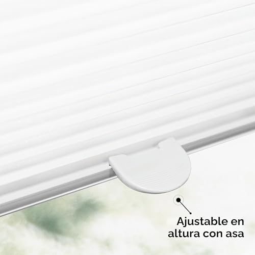 Miniatura 4 de Sonello Estor Cortina Plisada Sin Taladrar 70cm X 200cm Blanco, Cortina Enrollable Plisado Cortina Plisada Para Puerta Y Ventana Persianas Protección De La Intimidad Protección Solar Estores Palisados