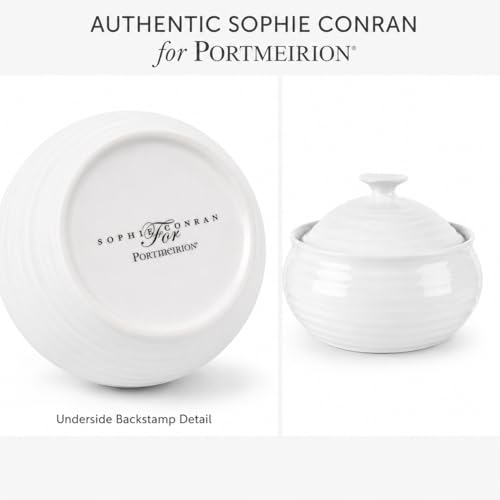 Portmeirion Sophie Conran White Mini Casserole Dish | Individual Casserole Baking Dish with Lid | Made from Fine Porcelain | Dishwasher and Microwave Safe by Portmeirion - Image 6