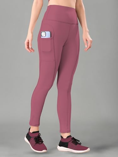 Image of Women High Rise Gym Wear Tights Stretchable Yoga Pants Fitness Leggings Gym Pants Multipurpose Slim Fit Track Pant Workout Active Wear Lower