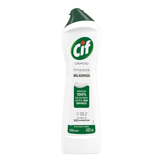 CIF Cremoso Limpreza Milagrosa Limão para casa 450ml