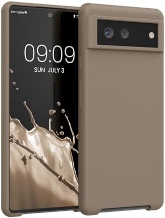 kwmobile Case Compatible with Google Pixel 6 Case - TPU Silicone Phone Cover with Soft Finish - Radiant Yellow