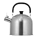 DBL 3L litri in acciaio inox moderna caldaia di fischio veloce bollire Chrome Cucina casa Retro Tè Bevanda calda di campeggio di pesca for il gas elettrico Halogen Piano cottura in vetroceramica Bolli