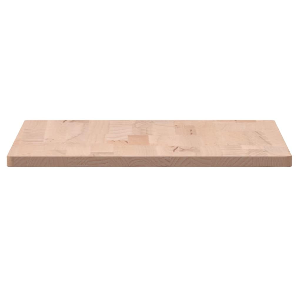 Piano da tavolo in legno massiccio di faggio, 60 x 40 x 1,5 cm, rettangolare, per mobili, accessori fai da te, piano di lavoro di ricambio per ufficio, cucina, casa e artigianato