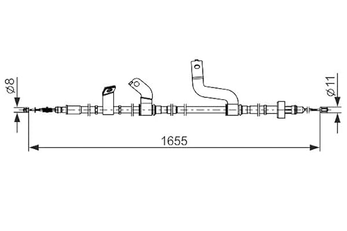Cavo Comando, Freno Stazionamento Bosch 1 987 482 848 - 5