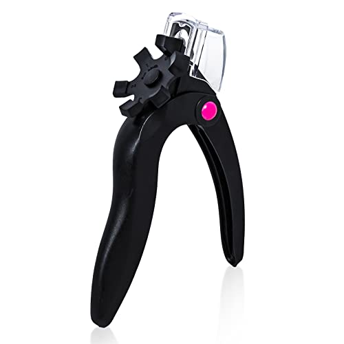 AORAEM Nail Clipper,Black Adjustable Nail Tip Cutter False Nail Cutter Clip Tool Artificial Nails Trimmers for Nail Manicure Pedicure (Black)