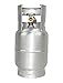 Flame King 5LB Aluminum Propane Tank with Gauge & OPD Valve, Corrosion-Resistant and Rust-Free, Lightweight, Great for Marine Applications, Grills and BBQs, Camping, Fishing, & Outdoor Activities